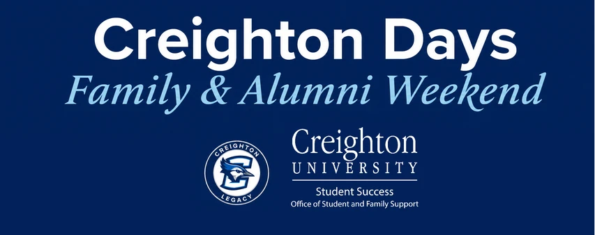 Logo for 2026 Creighton Days Family Weekend